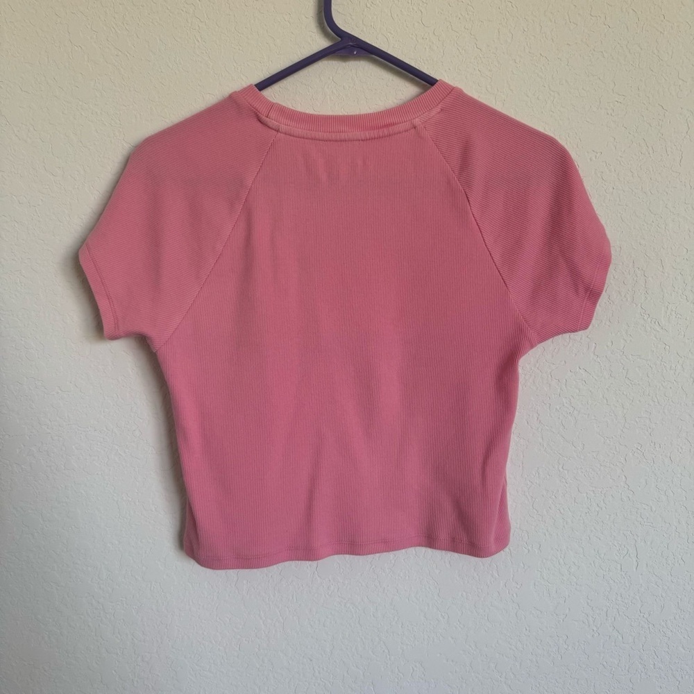 Aerie Pink Crop Top with - Picture 2 of 8